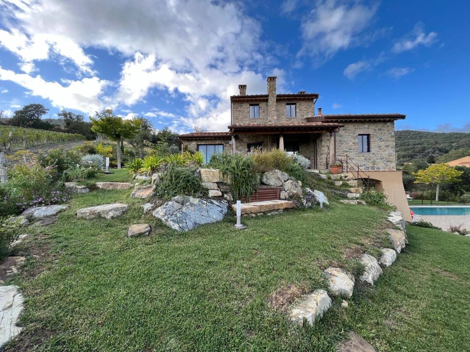 Villa Privata Con Piscina A Riparbella Castellina Marittima Exteriér fotografie